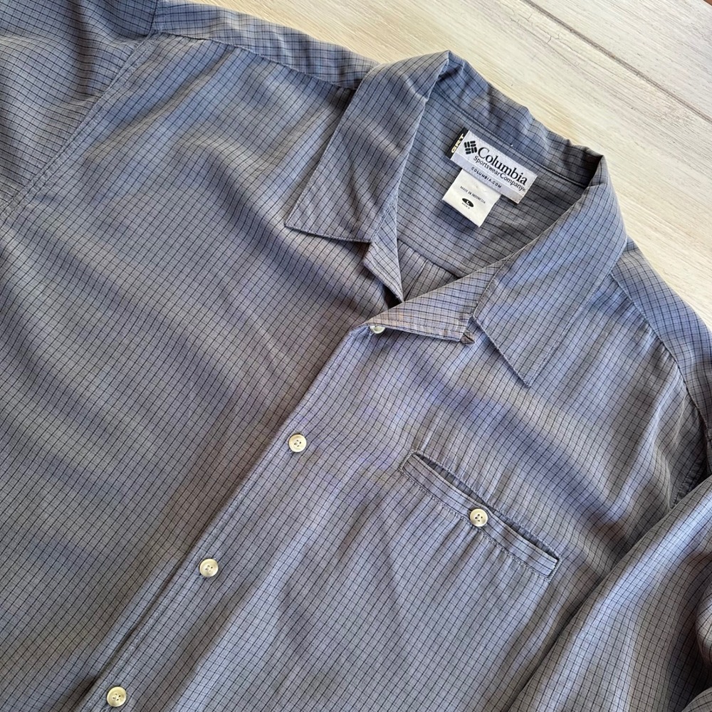 Columbia GRT Sportswear Company Mens Large Short Sleeve‎ Button Down Shirt